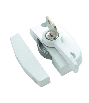 Window Lock Sash Sliding Diecast Zinc Alloy Cam-Lok Locking white