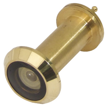 Door Viewer 200° Viewing Angle for Doors 35-55 mm Thick Brass Polished nickel