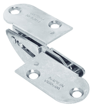 Flap and Table Hinge Folding Leaf Recess-mounted Wood thickness 18 mm Dim A 25 mm Dim B 47 mm