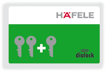 Programming Key Card Plastic Dialock Programming key card 54 x 85 mm