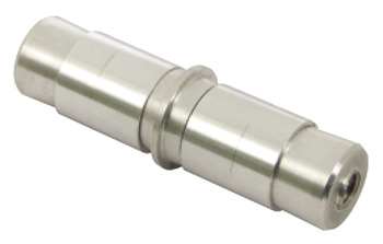 Rail Connector 303 Stainless Steel Cubicle Fittings PBA Stainless steel fittings for 13 mm board partitions 60 mm x Ø 21.3 mm