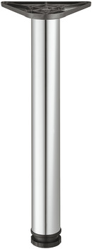 Table Leg Ø 60/80 mm Tubular Steel Steel Ø 60 mm height 870 mm polished chrome