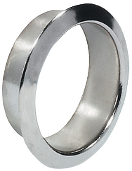Cylinder Rosette Ø 19 mm Brass Bright nickel