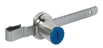 Glass Door Cylinder Lock with Rack Symo 3000 For combination with Symo cylinder removable core Housing: Zinc alloy matt nickel plated rack: Stainless steel