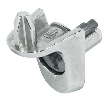 Shelf Support D5mm Plug 75kg Zinc Alloy NP