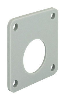 Spacer Plate for Rim Lock Length 40 mm light grey