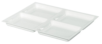 Drawer Insert Shallow Variant-D 2.5 mm material thickness With 4 compartments