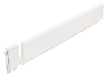 Storage System for Under Sink Drawers Joining Clip and Profile Set Ninka Banio Light grey finish