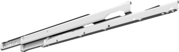 Roller Drawer Runner Base Full 50kg 550mm Wht - view 2