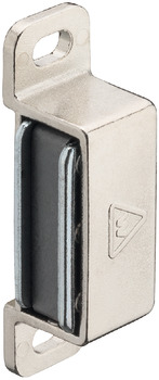 Magnetic Catch Pull 4.0 kg for Screw Fixing Square Nickel plated catch