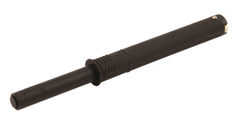 Push Door Catch Concealed or Surface Mounted Long Version with Buffer K Push Tech Anthracite