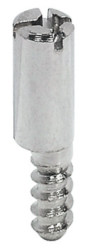 Locking Bolt for Espagnolette Locks with Wooden Screw Thread Eccentric polished nickel plated - view 2