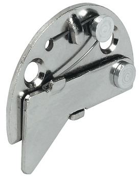 Drawer Catch Nickel Plated Steel Left hand