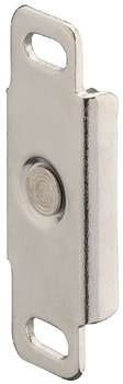 Magnetic Catch Pull 4.0 kg for Screw Fixing Square Nickel plated counterpiece