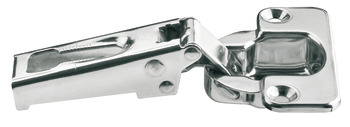 Specialist Hinge 100° Grade 304 Stainless Steel Full Overlay Mounting With automatic closing spring Screw fixing 327.20.000