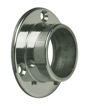 Wall Flange Socket Bar Railing System For Ø 25-51 mm tubes Ø 51 mm polished stainless steel finish