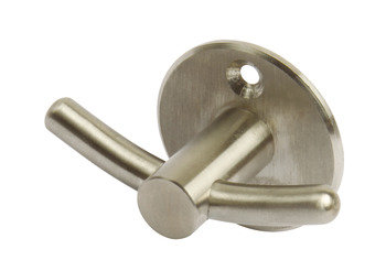 Coat Hook Stainless Steel 33 x Ø 42 mm Face fixing Brushed stainless steel finish