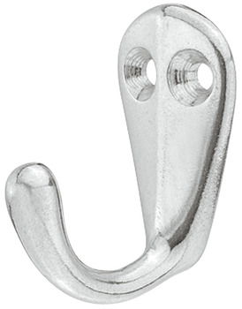 Coat Hook Single Aluminium 30-35 x 36-42 mm Height 42 mm depth 35 mm