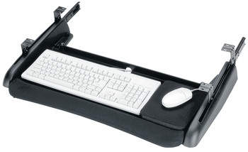 Izon Std Keyboard Tray 34kg Steel Black PC