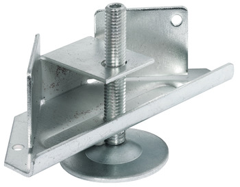 Plinth Adj w Bracket M10 150kg Galvanised Steel