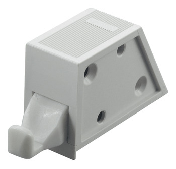 PUSH Door Catch - Door Catch Plastic Grey