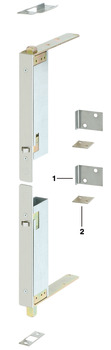 Flush Bolt Fully Automatic for Timber Doors Stainless Steel or Brass Automatic locking and release Polished brass