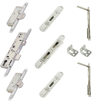 please look Brass bolts zinc plated steel forend