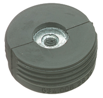 Drawer Front Adjuster M4 D25mm Plastic/Steel Black