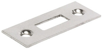 Striking Plate for Profile Rod Extending Rod Lock Polished nickel plated