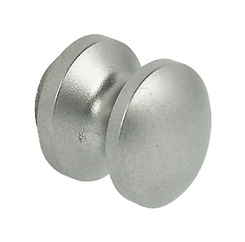 Rim Lock Mini Push-Lock Knob Polished chrome