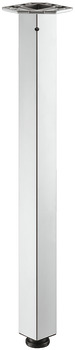 Table Leg Height 705 mm 60 x 60 mm Steel With height adjustable screw giving +25 mm adjustment Silver coloured (RAL 9006)