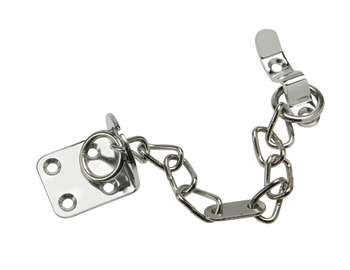 Door Chain Brass Polished chrome