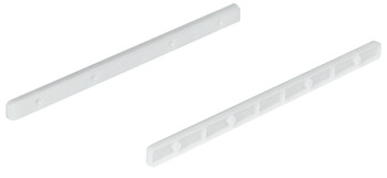 Guide Rail 17mm Groove 8x285mm Plastic Wht