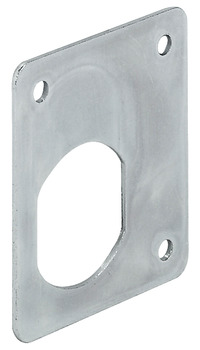 Anti-Twist Washer for Cylinder Cam Locks Steel Galvanized with aperture pattern 19.7 x 17.5 mm