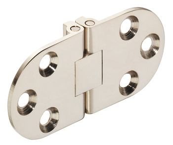 Table Hinge Self Supporting Folding Polished nickel plated