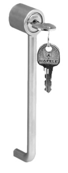 Lock Handle for Screw Fixing Symo 3000 Zinc alloy Nickel plated
