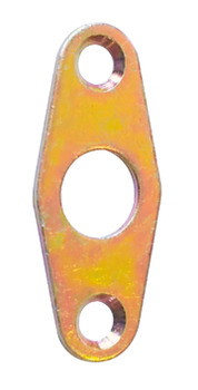 Escutcheon for Budget Lock Surface Mounted Steel Rainbow zinc plated