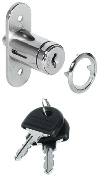 Econo PushButton Cyl Sld Dr Lock D18 KA