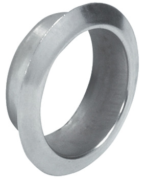 Cylinder Rosette for Use with Ø 18 m Cylinders Brass bright nickel