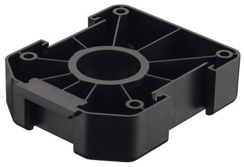 AXILO 78 Plinth Foot Top Sec SF Rec Black