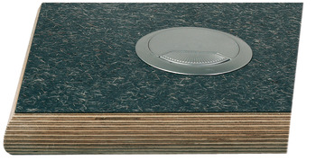 Cable Outlet Ø 60-80 mm Two Part Plastic outlet sleeve and cover plate Ø 60 mm beige RAL 1014 finish