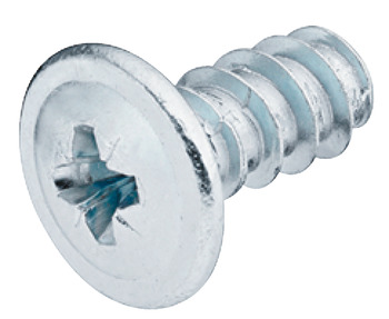 Panel Mounting Screw, Flat Head, PZ, Fully Threaded, Ø 5 mm Drill Hole, 13.5 mm