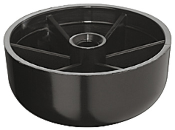 Furniture Glide Ø 45 mm Plastic Black