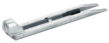 Assembly Wedge for Sliding Interior Doors Hawa-Junior Top hung system for low headroom doors Aluminium finish