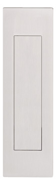 Pull Handle Flush 155 x 45 mm Grade 304 Stainless Steel FSB 4251 Suitable for sliding timber doors With sprung cover satin