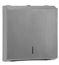 Paper Towel Dispenser for Wall Mounting Grade 304 Stainless Steel Capacity approx. 550 towels