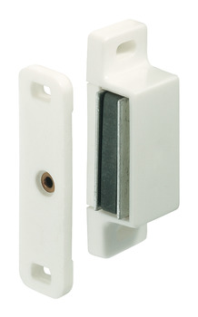Magnetic Catch for Screw Fixing Square Pull (approx.) 4-5 kg white