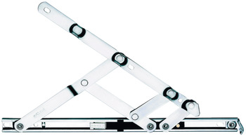 Friction Hinge Restrictor for Side or Top Hung Windows Stainless Steel or Brass For side hung windows length 305 mm (12") max. vent weight 22 kg opening angle 60°