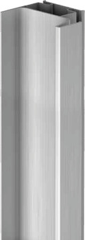 End Profile for Vertical Fixing between Cabinet and Door Gola System E Bronze anodised length 2.4 m