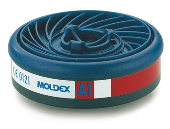 A1 Replacement Gas Filter Moldex 9100 for Moldex Half Mask Respirator Blue plastic
